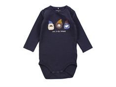 Name It india ink animal print bodysuit